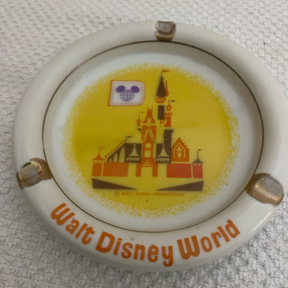 A Vintage 1970s Walt Disney Productions ashtray.